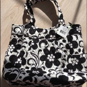 Vera Bradley pleated tote